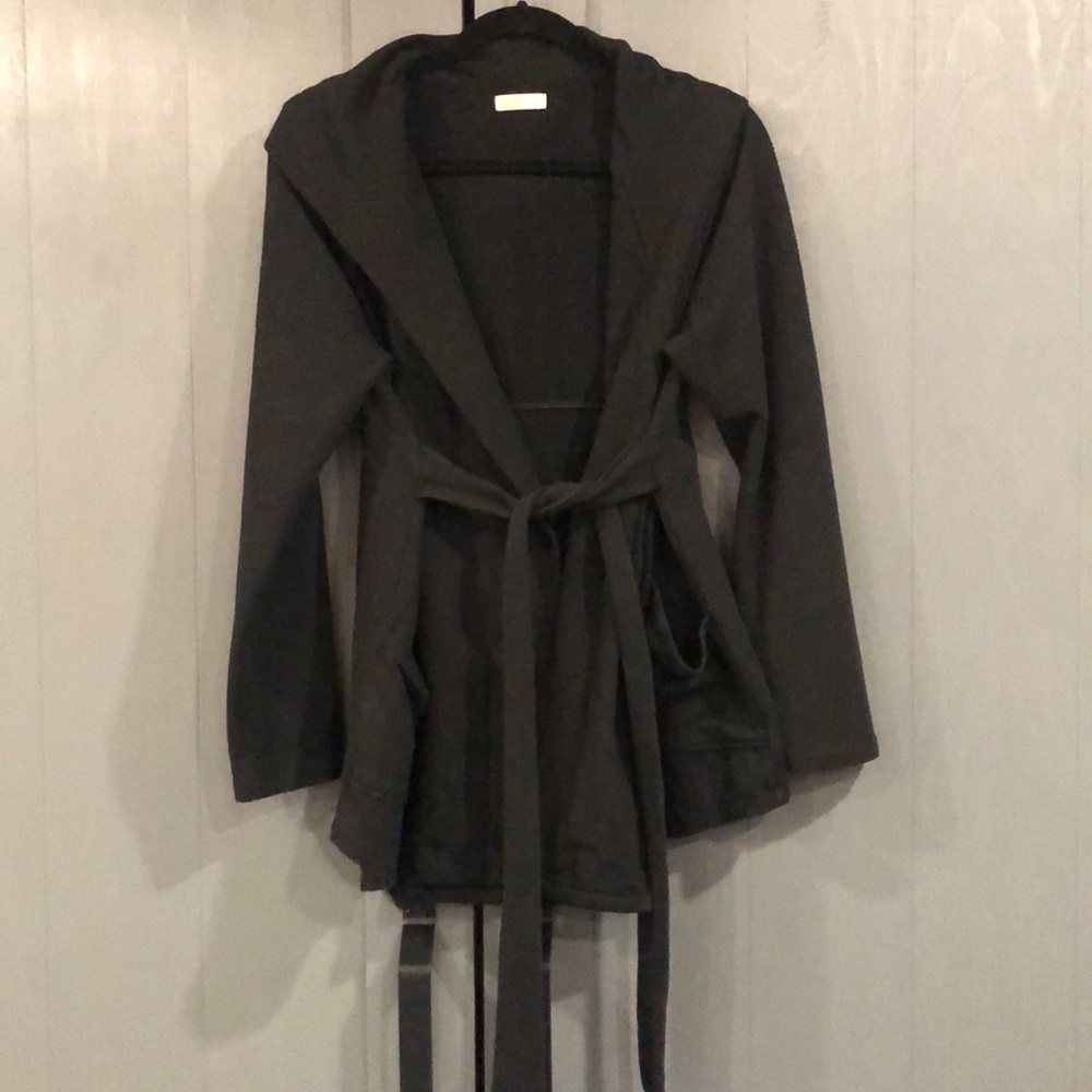 Tie up maternity cardigan
